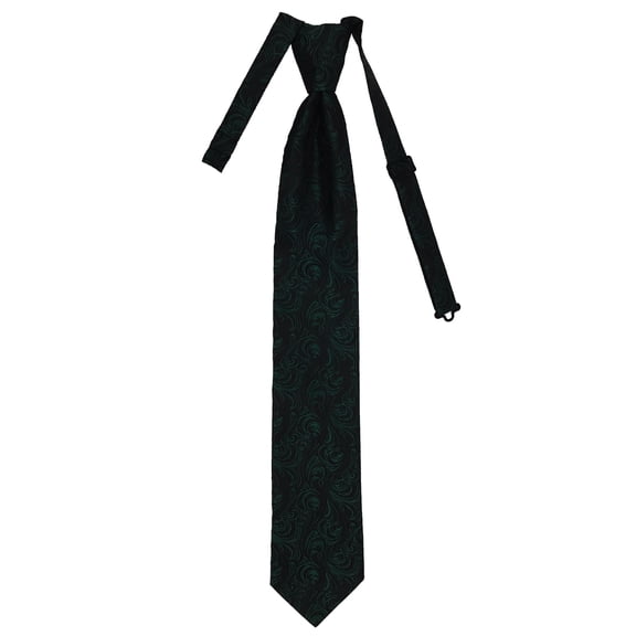 Men’s Imperial Emerald Formal Satin Pre-Tied Necktie Tie in a Variety of Colors by Spencer J’s Signature Satin Collection