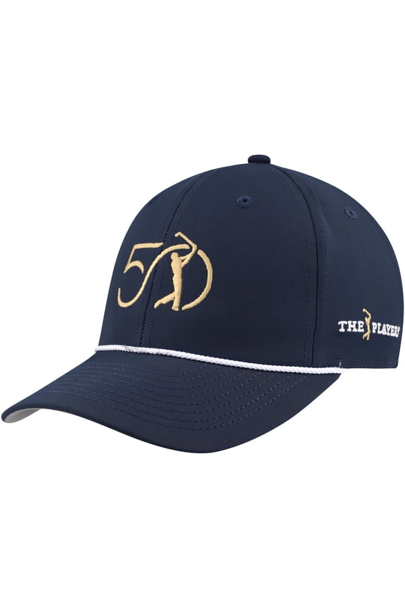 Men's Imperial Navy THE PLAYERS 50th Anniversary The Wingman Rope Adjustable Hat