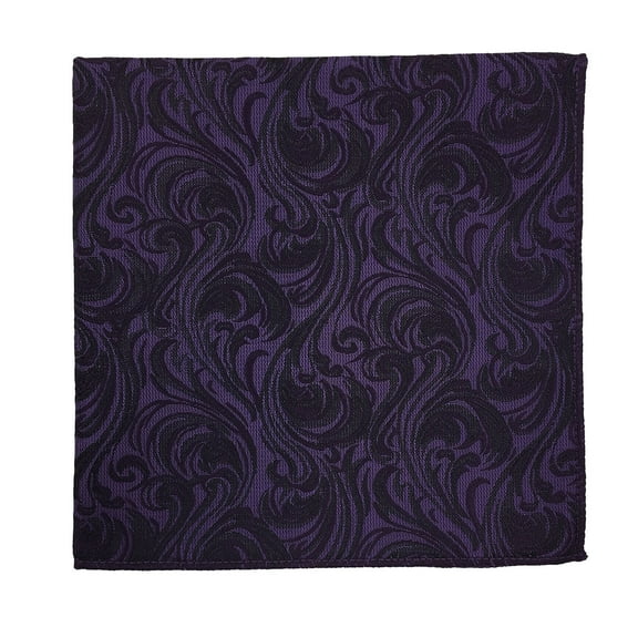Men’s Imperial Plum Formal Satin Pocket Square in a Variety of Colors by Spencer J’s Signature Satin Collection