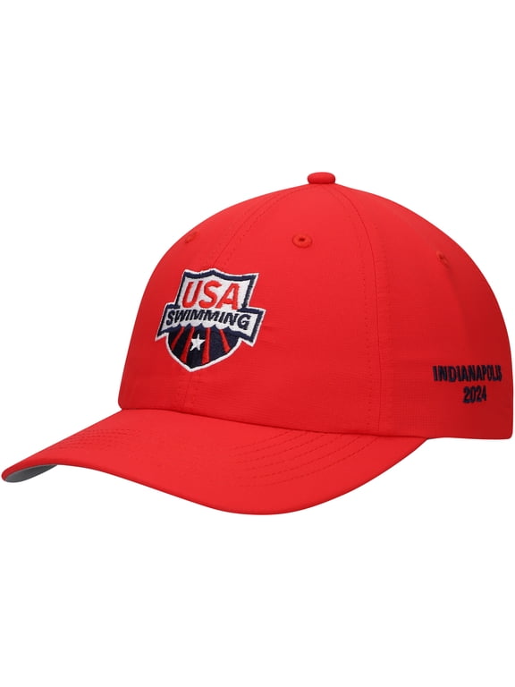 Men's Imperial Red USA Swimming 2024 Olympic Trials The Original Adjustable Hat