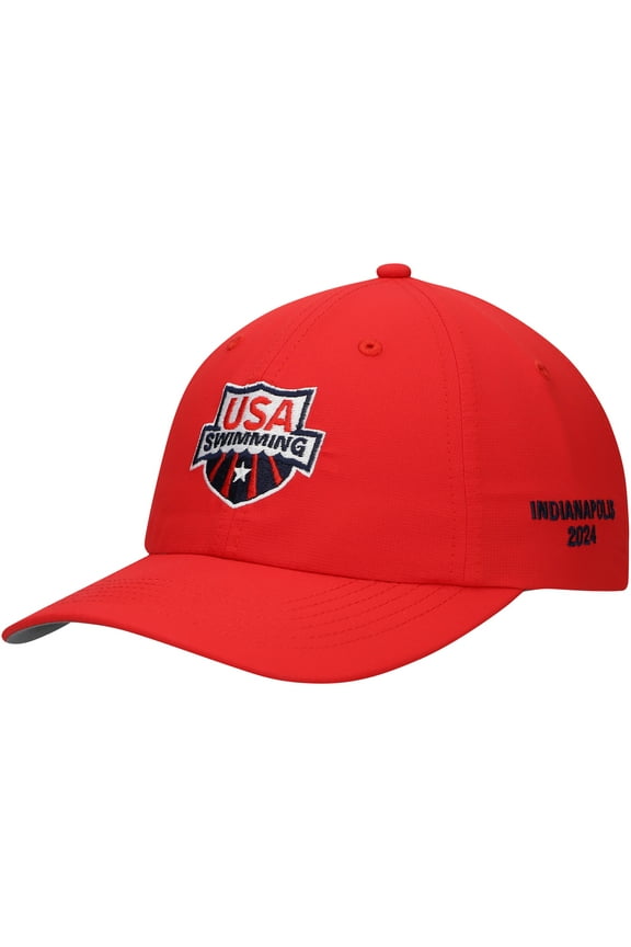 Men's Imperial Red USA Swimming 2024 Olympic Trials The Original Adjustable Hat