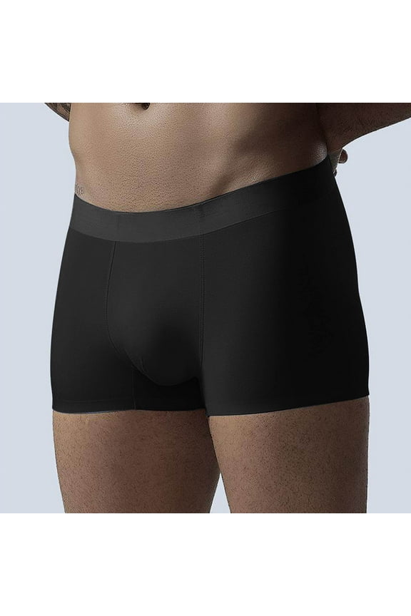 Men's Incontinence Underwear Washable 2.3 oz Absorbency Leak Proof Boxers Briefs Senior Bladder Control 1 Pack Wicking Breathable Comfortable Cool Boxers