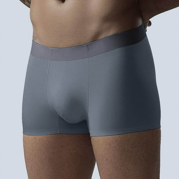 Men's Incontinence Underwear Washable 2.3 oz Absorbency Leak Proof Boxers Briefs Senior Bladder Control 1 Pack Wicking Breathable Comfortable Cool Boxers