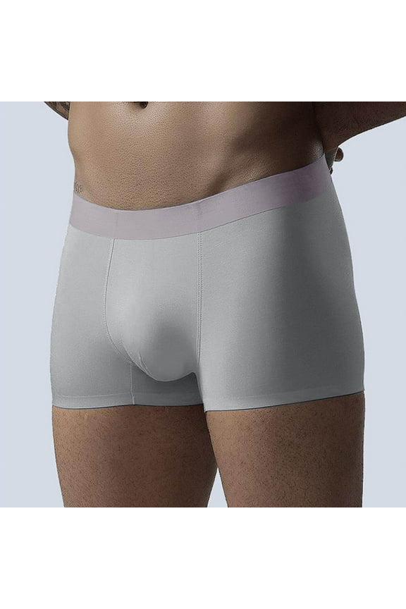 Men's Incontinence Underwear Washable 2.3 oz Absorbency Leak Proof Boxers Briefs Senior Bladder Control 1 Pack Wicking Breathable Comfortable Cool Boxers