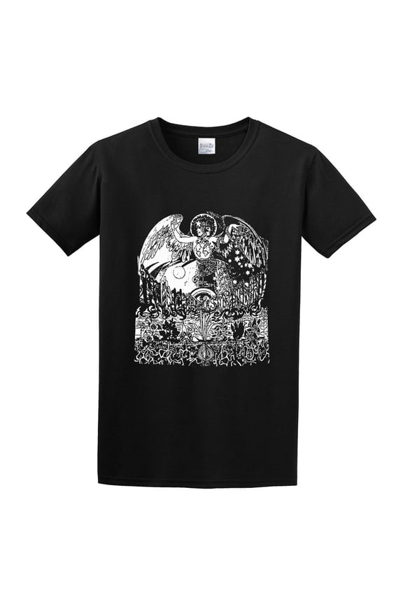 Men's Incredible String Band 5000 Spirits Folk Psychedelic T-shirts Black 3XL