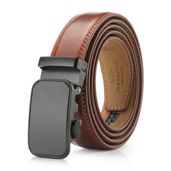 Men's Indented Designed Ratchet Belt