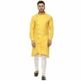 thumbnail image 1 of Mens Designer Wear Indian Linen Bollywood Achkan Pathani Style Kurta Pyjama Set, 1 of 3