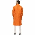 thumbnail image 1 of Men's Indian Linen Bollywood Achkan Pathani Kurta Style Pajama Set, 1 of 1