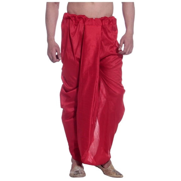 Men's Indian Wear Silk Bend Handmade Freesize Harem Salwar Dhoti...