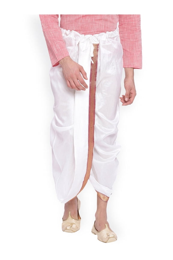 Men's Indian Wear Silk Bend Handmade Freesize Harem Salwar Dhoti...