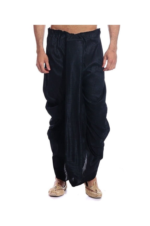 Men's Indian Wear Silk Bend Handmade Freesize Harem Salwar Dhoti...