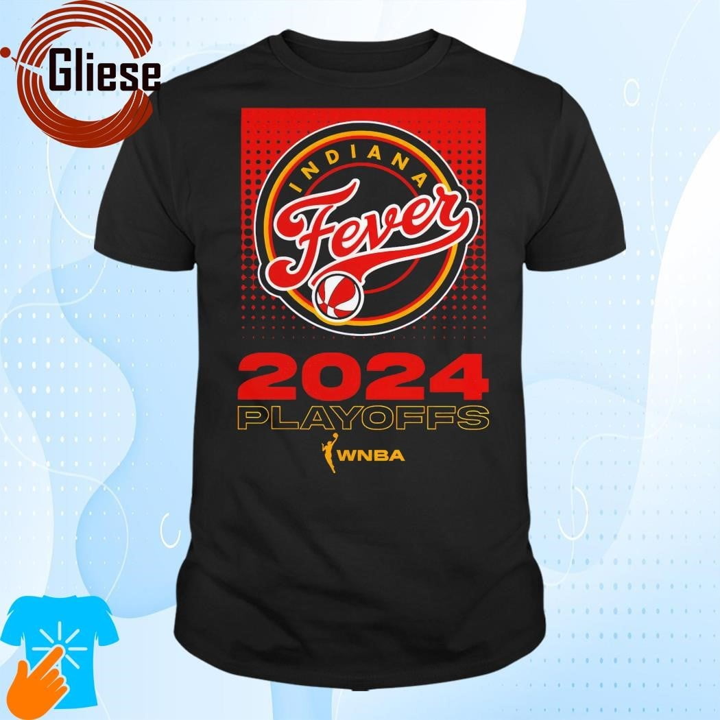 Men's Indiana Fever Navy 2024 Wnba Playoffs Tshirt