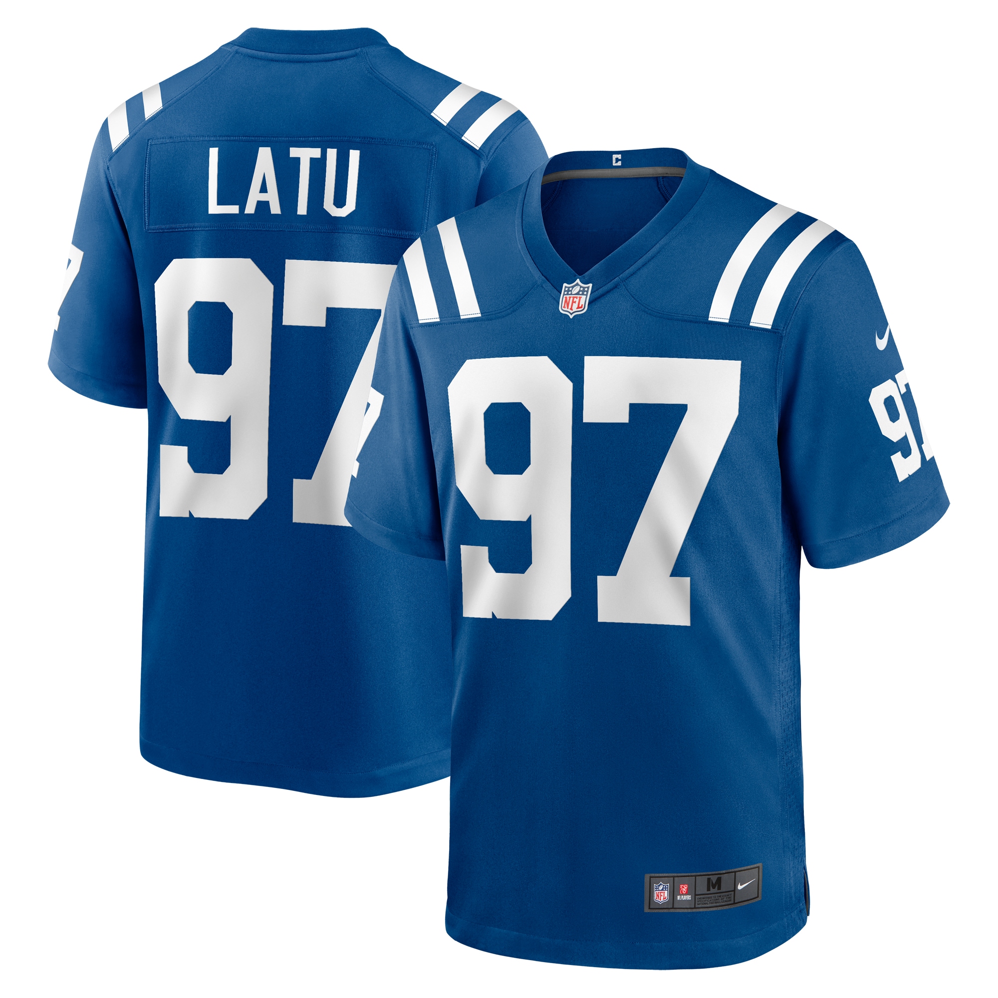 Men's Indianapolis Co_lts Laiatu Latu Royal 2024 NFL Draft First Round