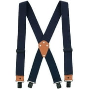 Men's Industrial Strength Ballistic Nylon Clip End Work Suspenders