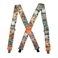 thumbnail image 1 of Men's Industrial Strength Suspenders 2 inch Partial Elastic Tradesperson's Camouflage Suspenders, 1 of 9