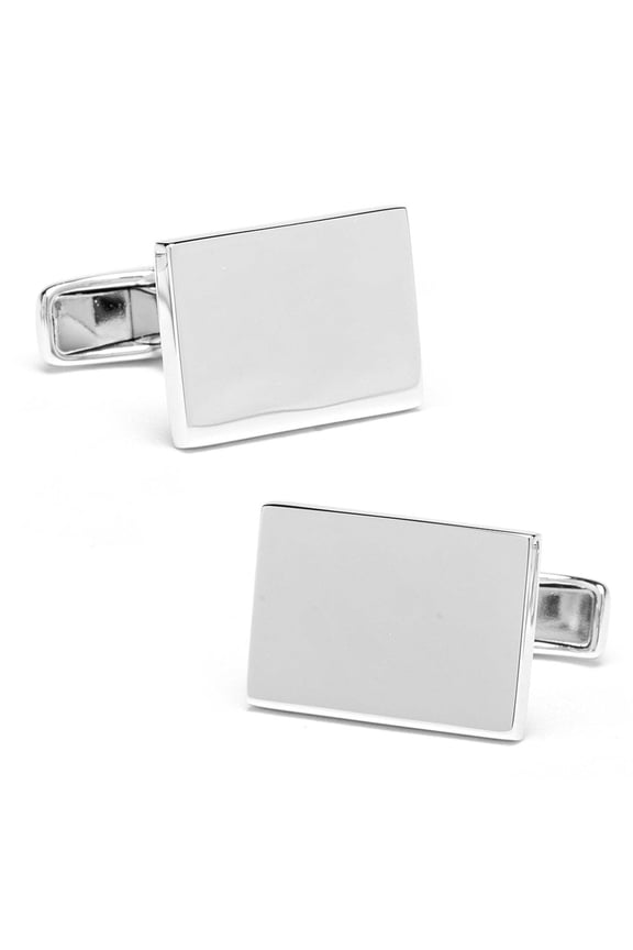 Men's Infinity Edge Rectangular Cufflinks