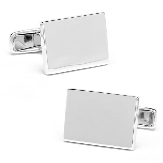 Men's Infinity Edge Rectangular Cufflinks