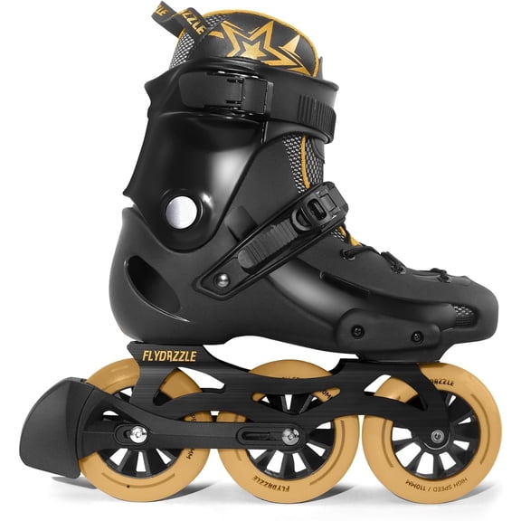 Men's Inline Skates 3WD 110MM - Urban Fitness Speed Skating with ABEC-9 Bearings, Hard Hoot Ankle Support, Optional Brake