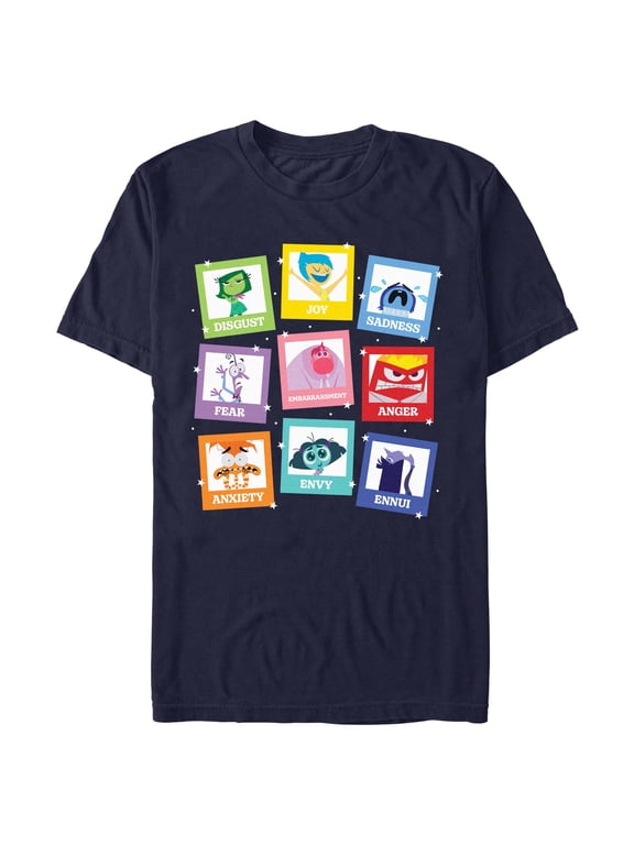 Men's Inside Out 2 Emotions Portraits Graphic T-Shirt