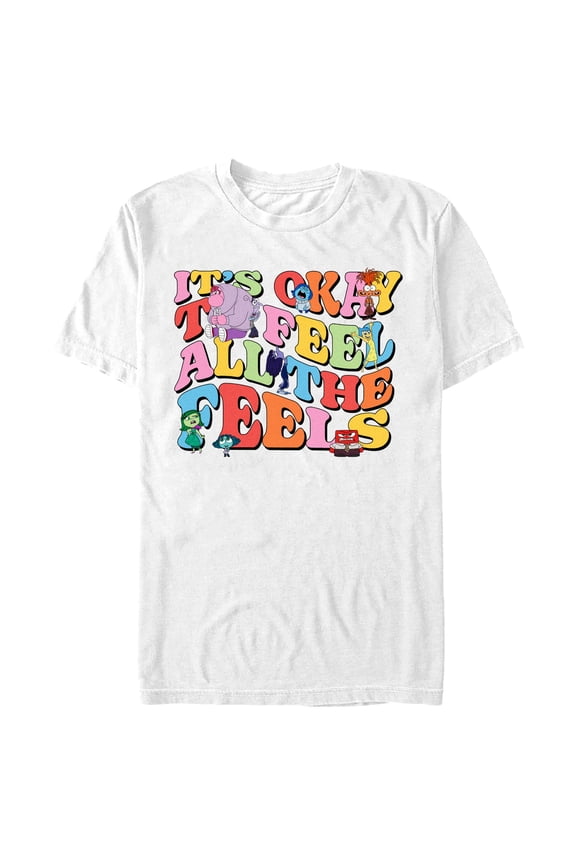 Men's Inside Out 2 It’s Okay To Feel All the Feels Graphic T-Shirt