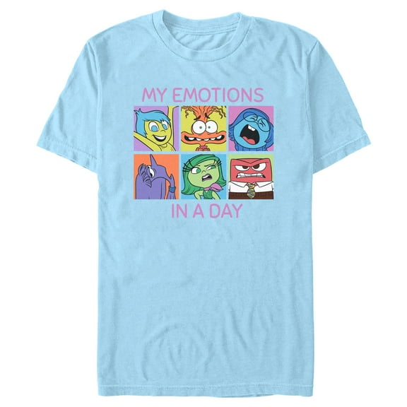 Men's Inside Out 2 My Emotions in a Day Graphic T-Shirt