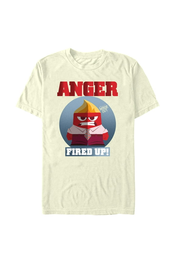 Men's Inside Out Anger Fired Up Graphic T-Shirt