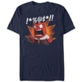 thumbnail image 1 of Men's Inside Out Anger  Graphic Tee Navy Blue X Large, 1 of 4