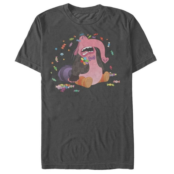 Men's Inside Out Bing Bong Cry Candy Graphic Tee Charcoal 2X Large