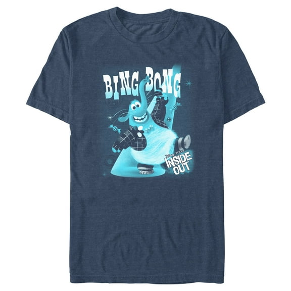 Men's Inside Out Blue Bing Bong Poster  Graphic T-Shirt