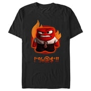 Mens Inside Out Cursing Anger Graphic T-Shirt