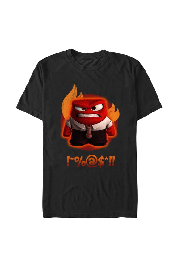 Men's Inside Out Cursing Anger Graphic T-Shirt