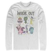 Mens Inside Out Feeling Emotions and Bing Bong Long Sleeve Shirt