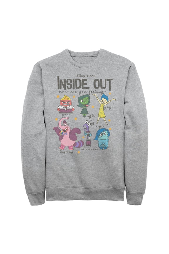 Men's Inside Out Feeling Emotions and Bing Bong Sweatshirt