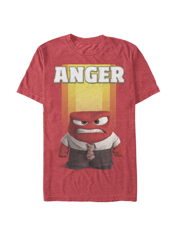 Men's Inside Out Grumpy Anger Graphic T-Shirt