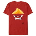 thumbnail image 1 of Men's Inside Out Minimalist Anger Face Graphic T-Shirt, 1 of 5