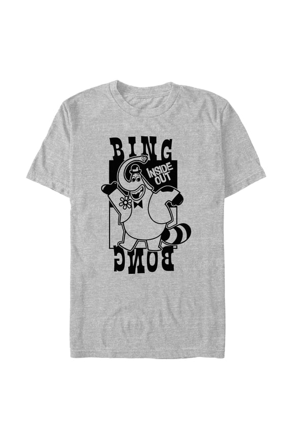 Men's Inside Out Monochrome Bing Bong Graphic T-Shirt
