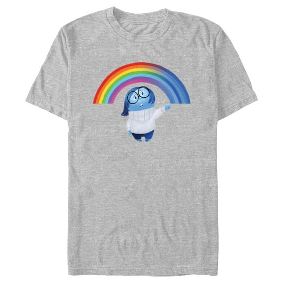 Men's Inside Out Sadness Rainbow  Graphic T-Shirt
