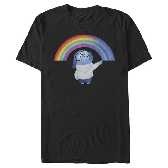 Men's Inside Out Sadness Rainbow Graphic T-Shirt