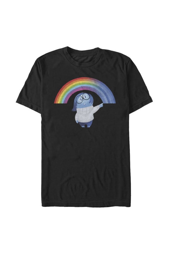 Men's Inside Out Sadness Rainbow Graphic T-Shirt