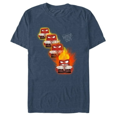 Men's Inside Out Stages of Anger  Graphic T-Shirt