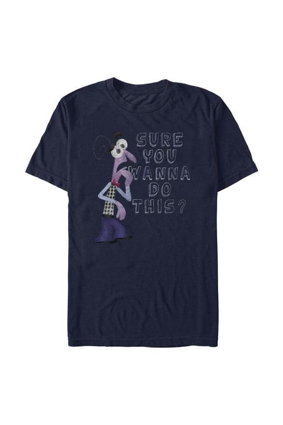 Men's Inside Out Sure You Wanna Do This Distressed Graphic T-Shirt