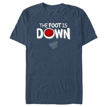 Men's Inside Out The Foot Is Down  Graphic T-Shirt