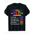 thumbnail image 1 of Men's Inspirational "The Power of Yeti" Graphic T-Shirt - 100% Cotton, Short Sleeve, Round Neck, Fun Educational Design with Motivational Message, Perfect for Casual Wear, 1 of 5
