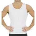 thumbnail image 1 of Men's Insta Slim 180MS0001 Power Mesh Compression Muscle Tank (White M), 1 of 10
