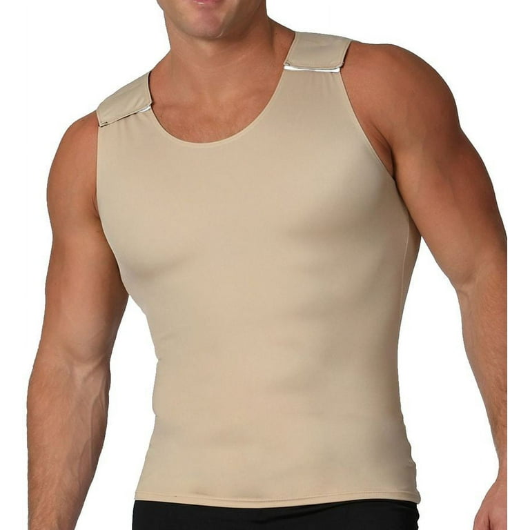 Men's Insta Slim MS00V1 Compression Muscle Tank w/Velcro Shoulder