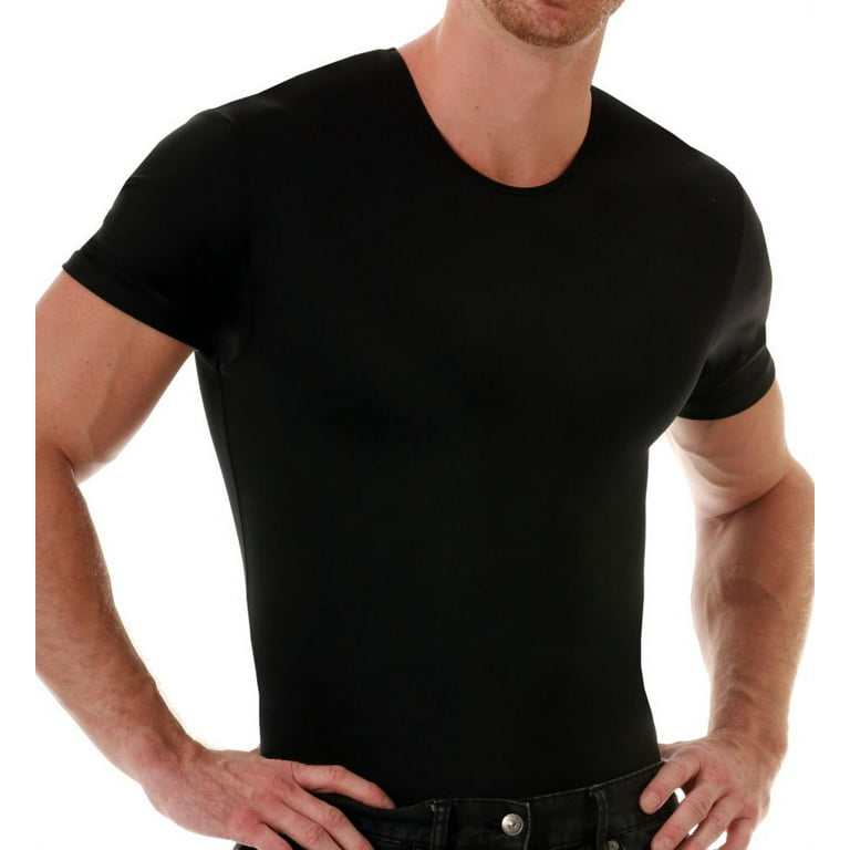 Men's Insta Slim TS0001 Slimming Compression Crew Neck T-Shirt