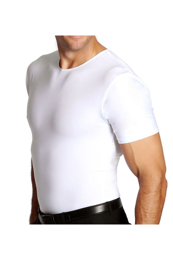 Insta Slim Mens Compression Crew Neck, Athletic Short Sleeve T-Shirt TS0001