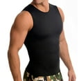 thumbnail image 1 of Insta Slim Mens Compression Sleeveless Crew Neck Tank, Athletic Muscle Top TS00N1, 1 of 18