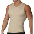 thumbnail image 1 of Insta Slim Mens Compression Crew Neck Tank, Athletic Sleeveless Undershirt TS00N1, 1 of 18