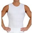 thumbnail image 1 of Insta Slim Mens Compression Crew Neck Tank, Athletic Sleeveless Undershirt TS00N1, 1 of 18